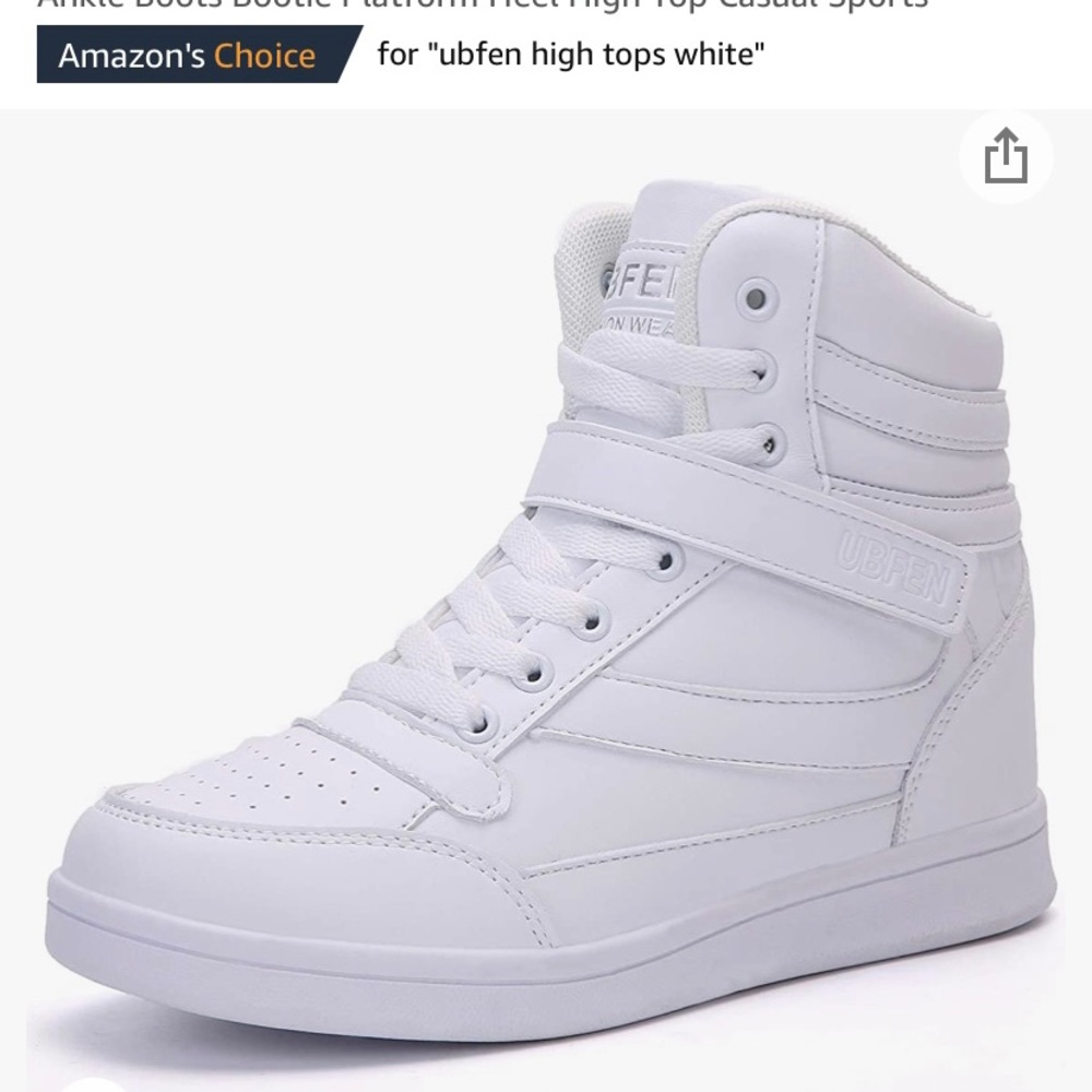Ubfen white high tops